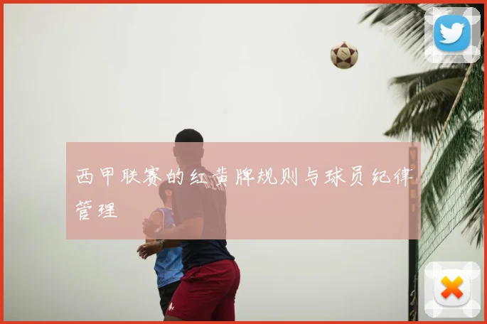 西甲联赛的红黄牌规则与球员纪律管理